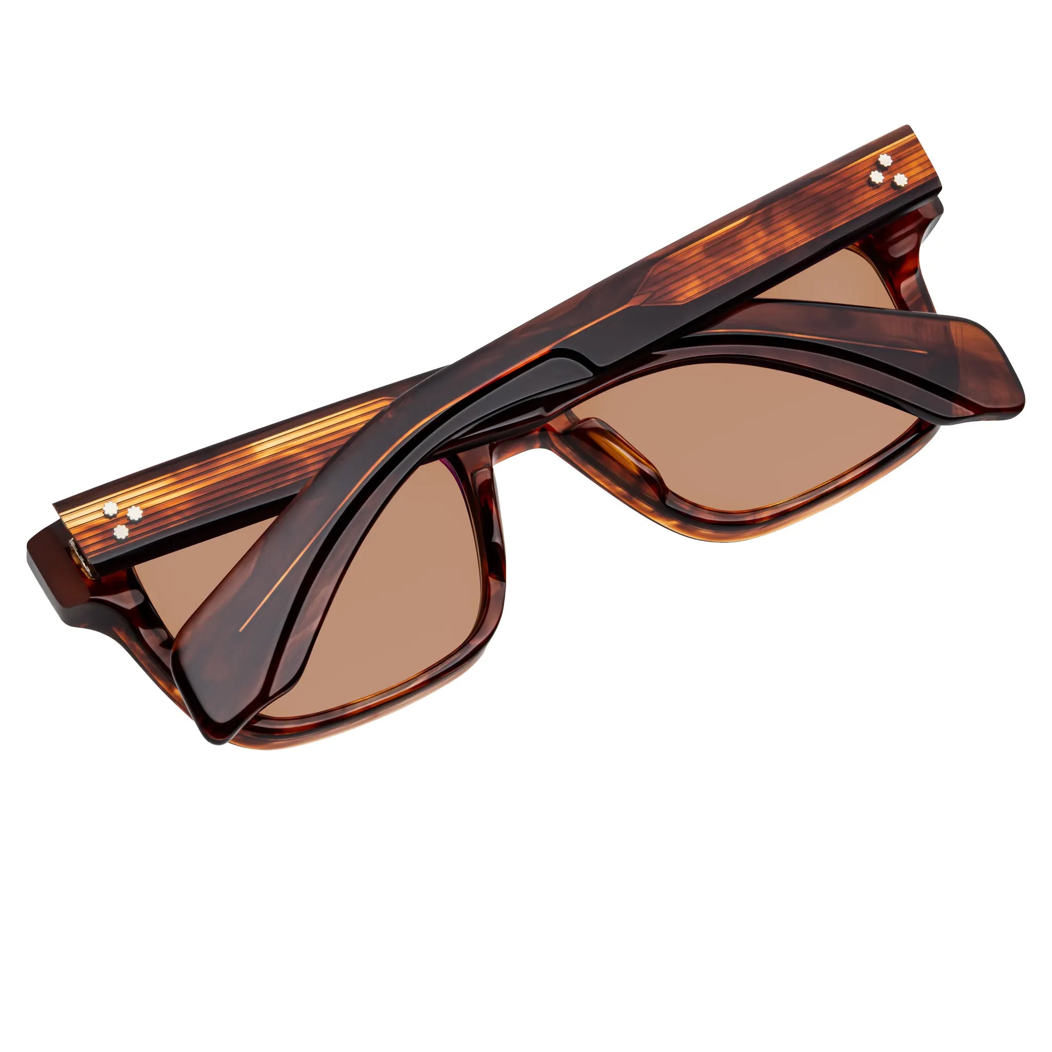 Back View of Jacques Marie Mage Molino 55 Bourbon Sunglasses